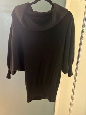 Black Cowl Neck Women's Sweater